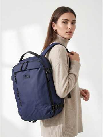 Zaino 'Zaino Coveri Active Poliestere 100% - Unisex Casual con Zip' di Coveri Collection in blu