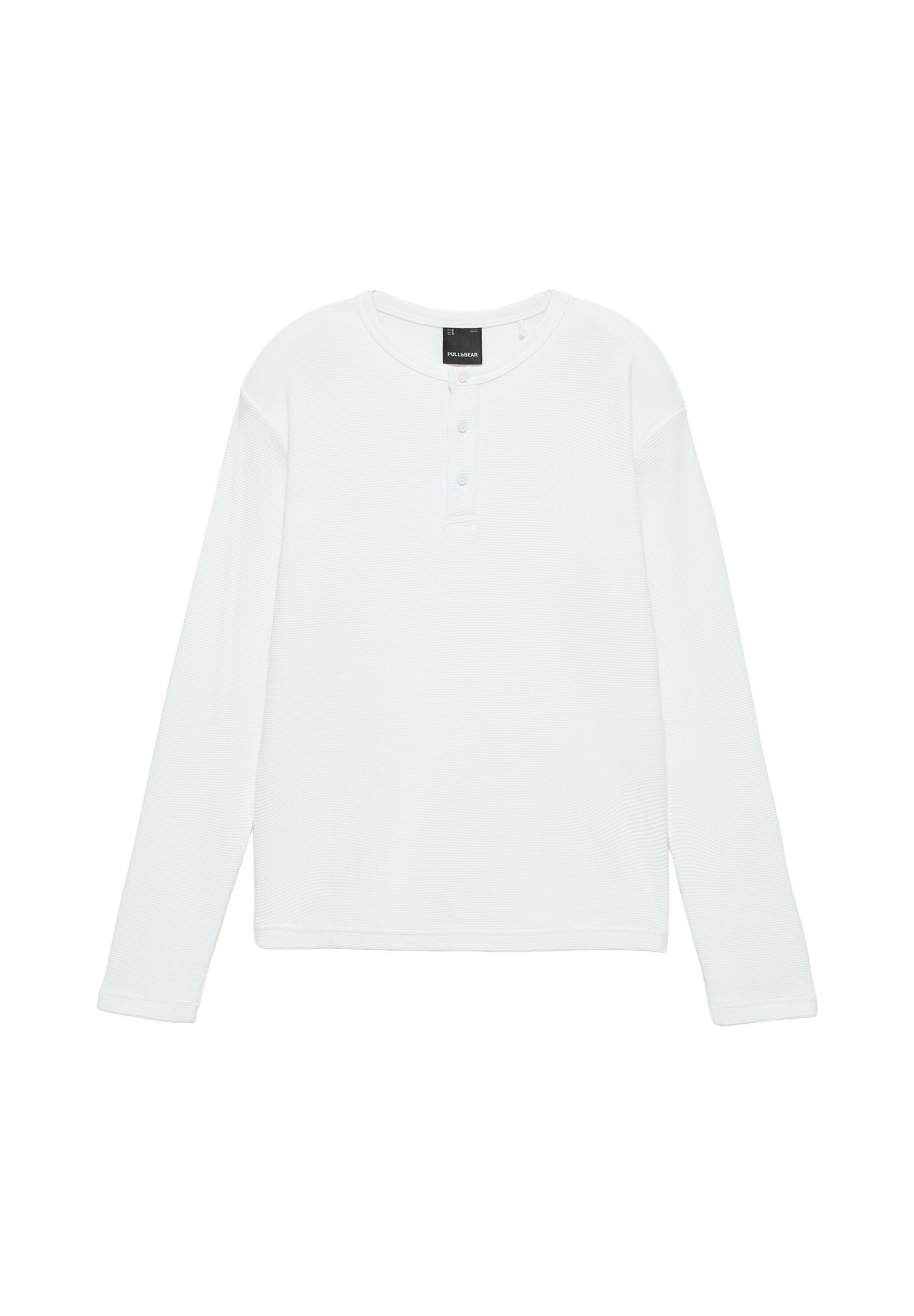 Pull&Bear Shirt in White: front