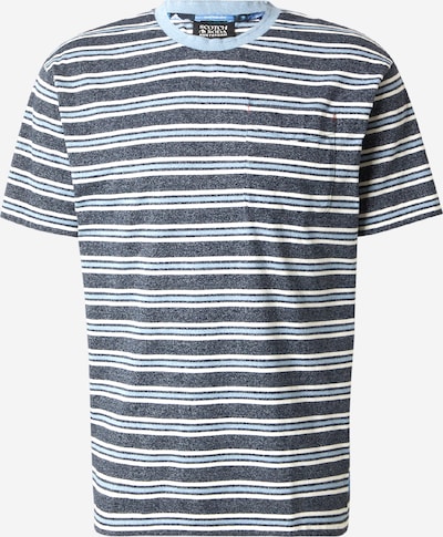 SCOTCH & SODA T-Krekls, krāsa - debeszils / zilgans / balts, Preces skats
