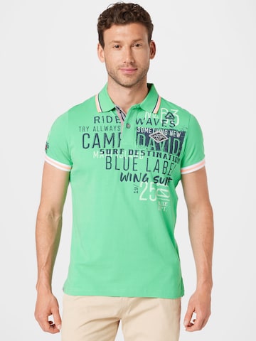 CAMP DAVID Póló - zöld: elől
