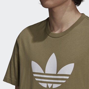 ADIDAS ORIGINALS Shirt 'Adicolor Classics Trefoil' in Groen