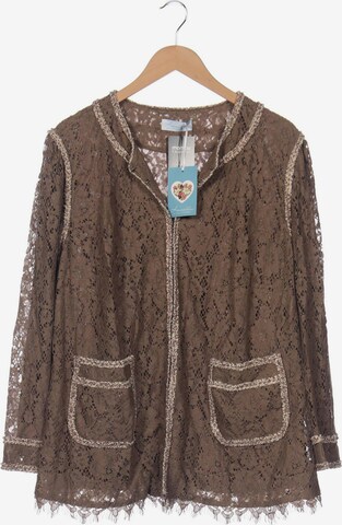 Himmelblau by Lola Paltinger Sweater & Cardigan in 5XL in Brown: front