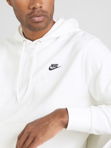 Nike Sportswear Sweatshirt 'Club Fleece' in Beige