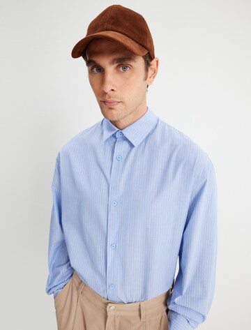Koton Regular fit Button Up Shirt in Blue