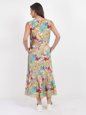 VICCI Germany Maxikleid mit wunderschönem mehrfarbigem Blumendruck in Mischfarben