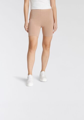 TAMARIS Skinny Leggings in Beige: front