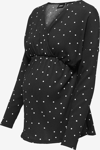 T-shirt 'OLMAMAZE' Only Maternity en noir : devant