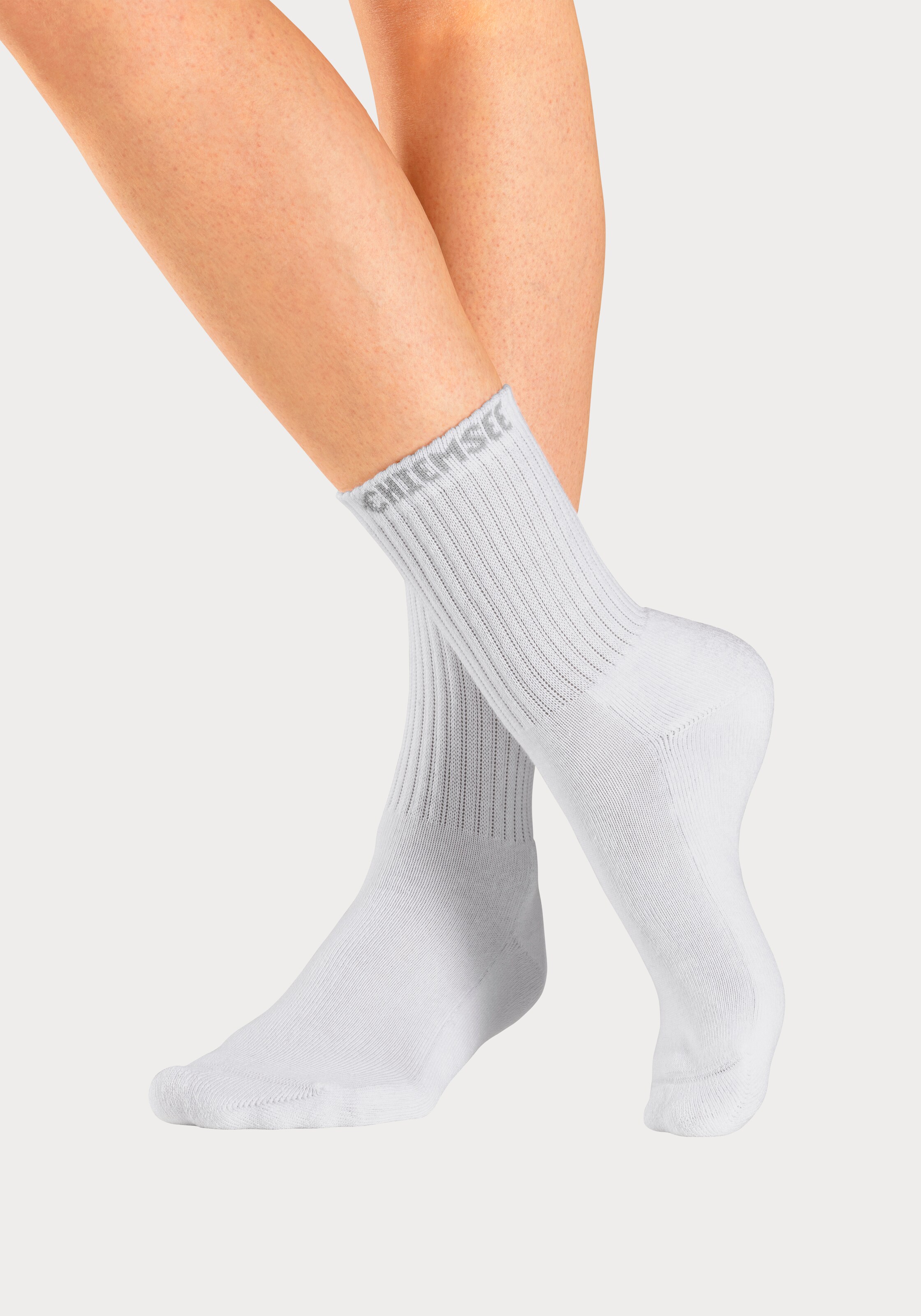 CHIEMSEE Athletic Socks in Blue
