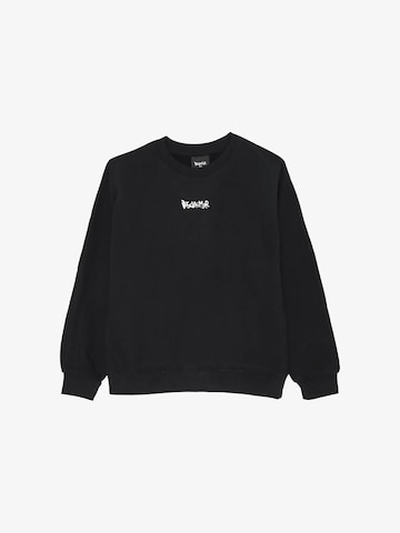 DISCLAIMER Sweatshirt 'BackCrew' in Black: front