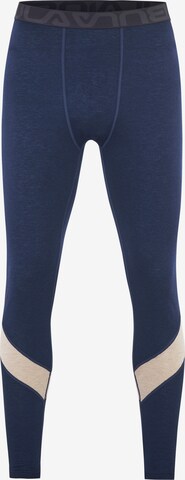 BULA Skinny Workout Pants in Blue: front