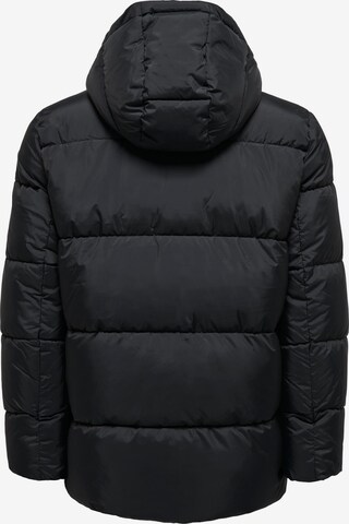 Veste mi-saison 'ARWIN' Only & Sons en noir