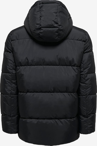 Only & Sons Between-season jacket 'ARWIN' in Black
