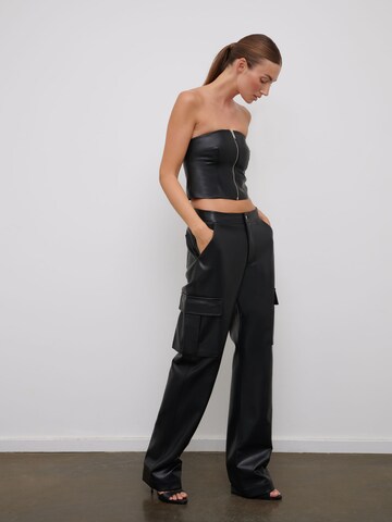 RÆRE by Lorena Rae Regular Cargo trousers 'Selma Tall' in Black