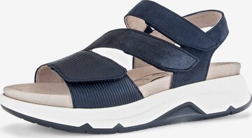 GABOR Hiking Sandals in Blue: front