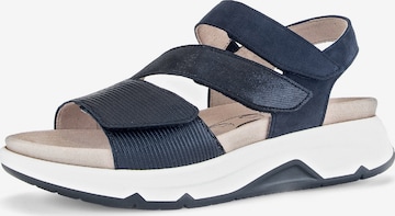 GABOR Hiking Sandals in Blue: front