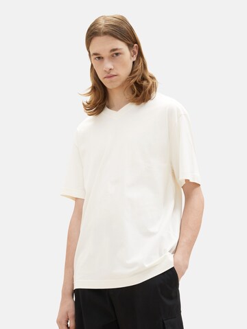 TOM TAILOR DENIM T-Shirt in Weiß