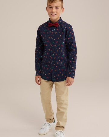 WE Fashion Regular fit Srajca | modra barva