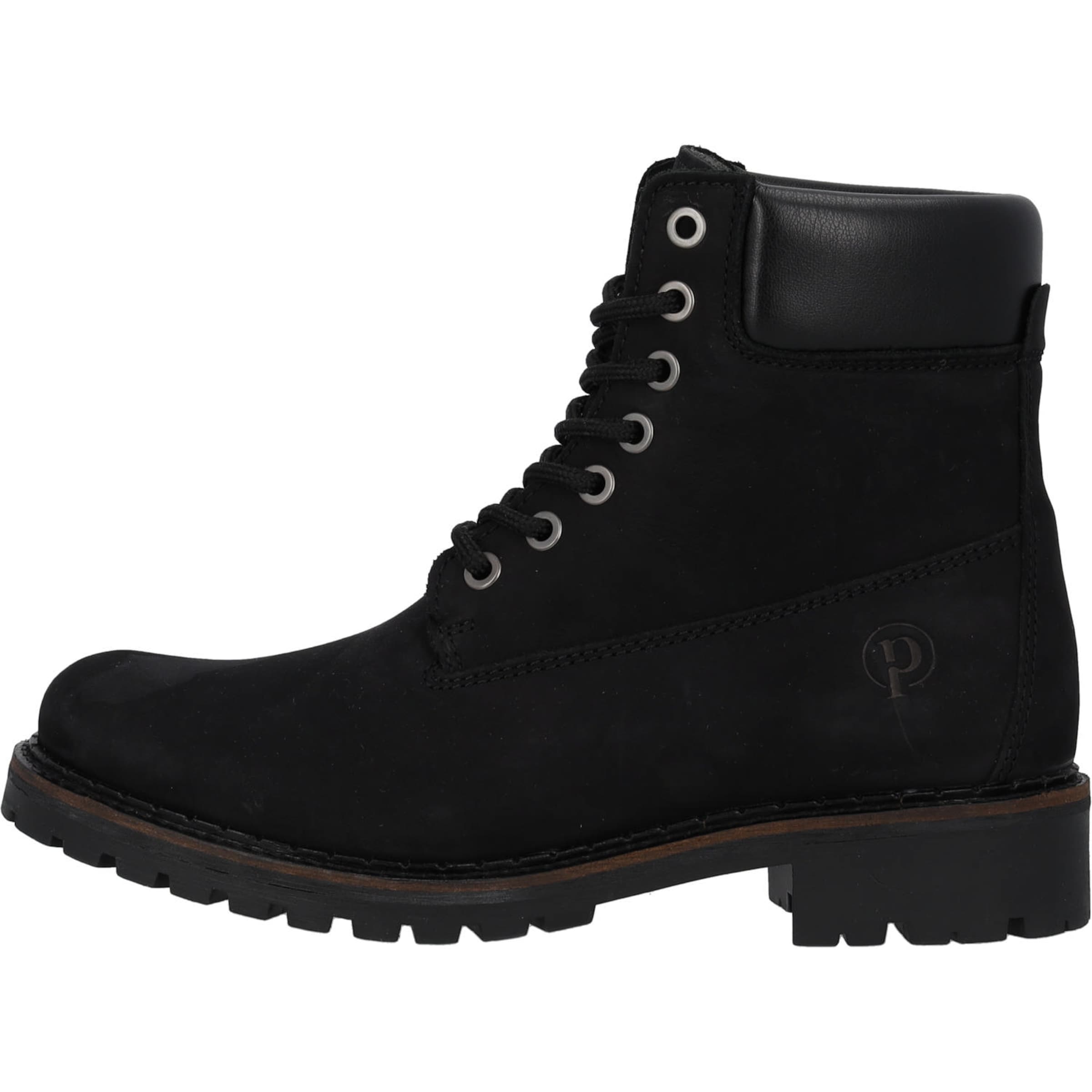 PaladoČizme sa vezicama 'Funnall' - crna boja