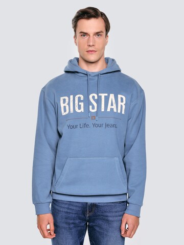 BIG STAR Sweatshirt ' ASHLYNO ' in Blauw: voorkant