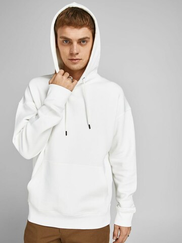 Sweat-shirt 'JJEStar' JACK & JONES en blanc : devant