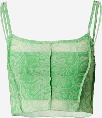 VIERVIER Top 'Malena' in Green: front