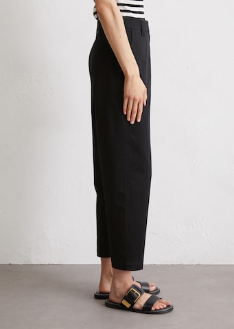 Marc O'Polo Tapered Chino 'Kalni' in Zwart