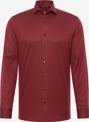 ETERNA Slim fit Business Shirt in Red: front