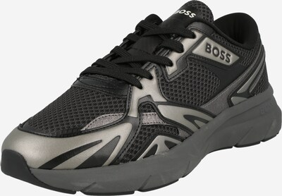 Sneaker bassa 'Owen' BOSS di colore grigio argento / nero / bianco, Visualizzazione prodotti