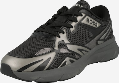 BOSS Sneakers laag 'Owen' in de kleur Zilvergrijs / Zwart / Wit, Productweergave
