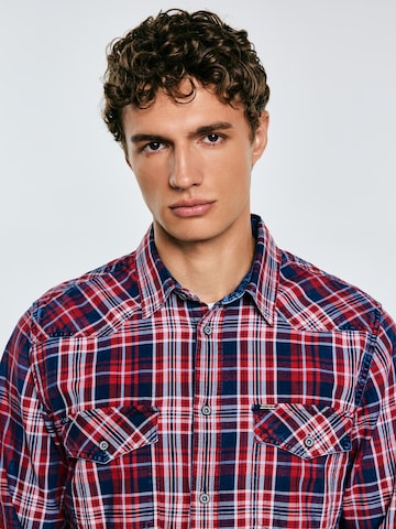 BIG STAR Comfort fit Overhemd ' RETINEZI ' in Rood