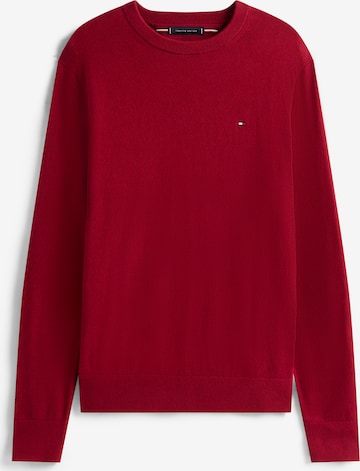 Pull-over TOMMY HILFIGER en rouge : devant