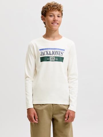 Jack & Jones Junior Shirt 'JORFREDERIKSBERG' in Wit: voorkant