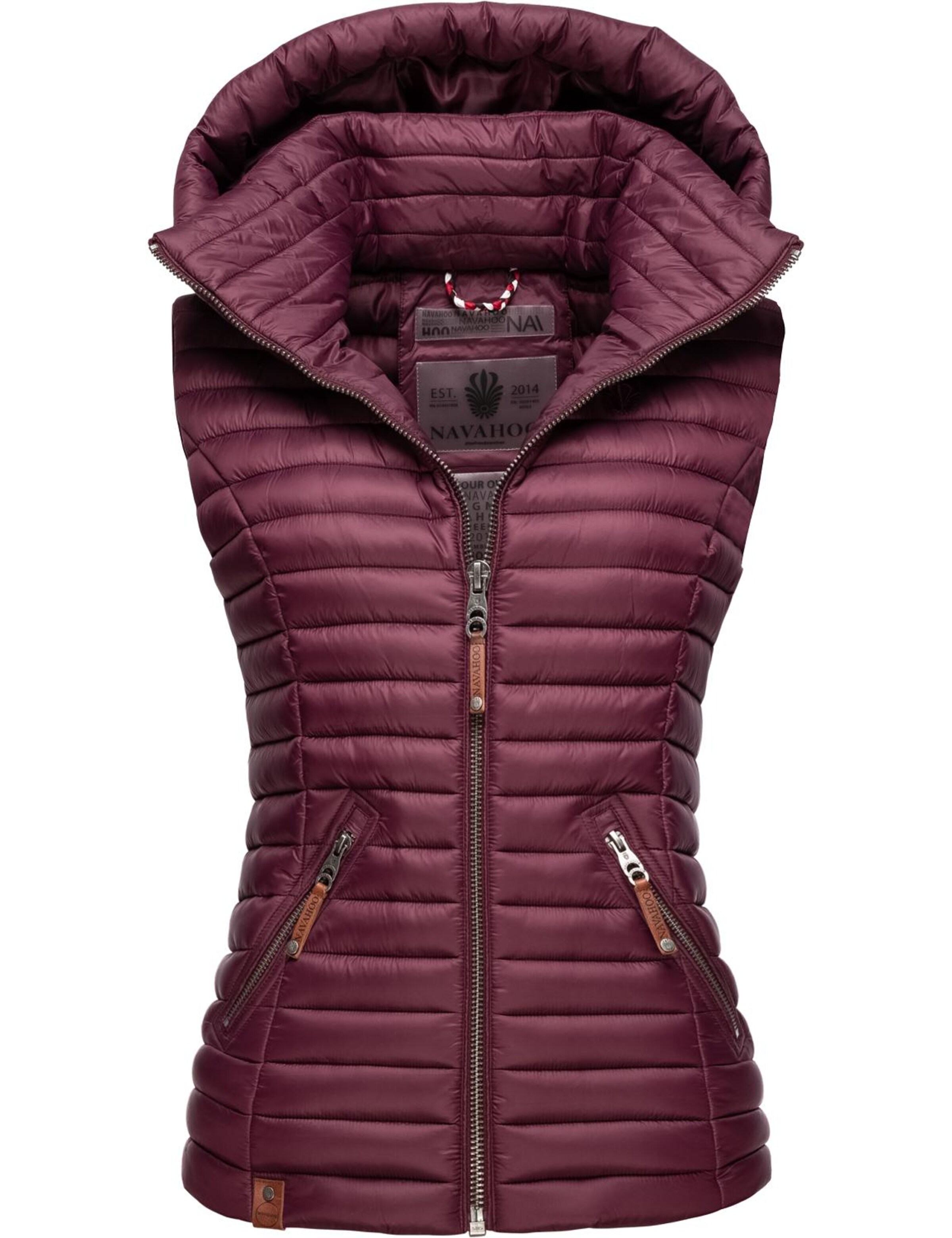 Gilet 'Shadaa' di NAVAHOO in rosso: frontale