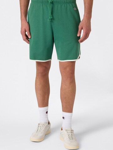 Champion Authentic Athletic Apparel Szabványos Nadrág - zöld: elől