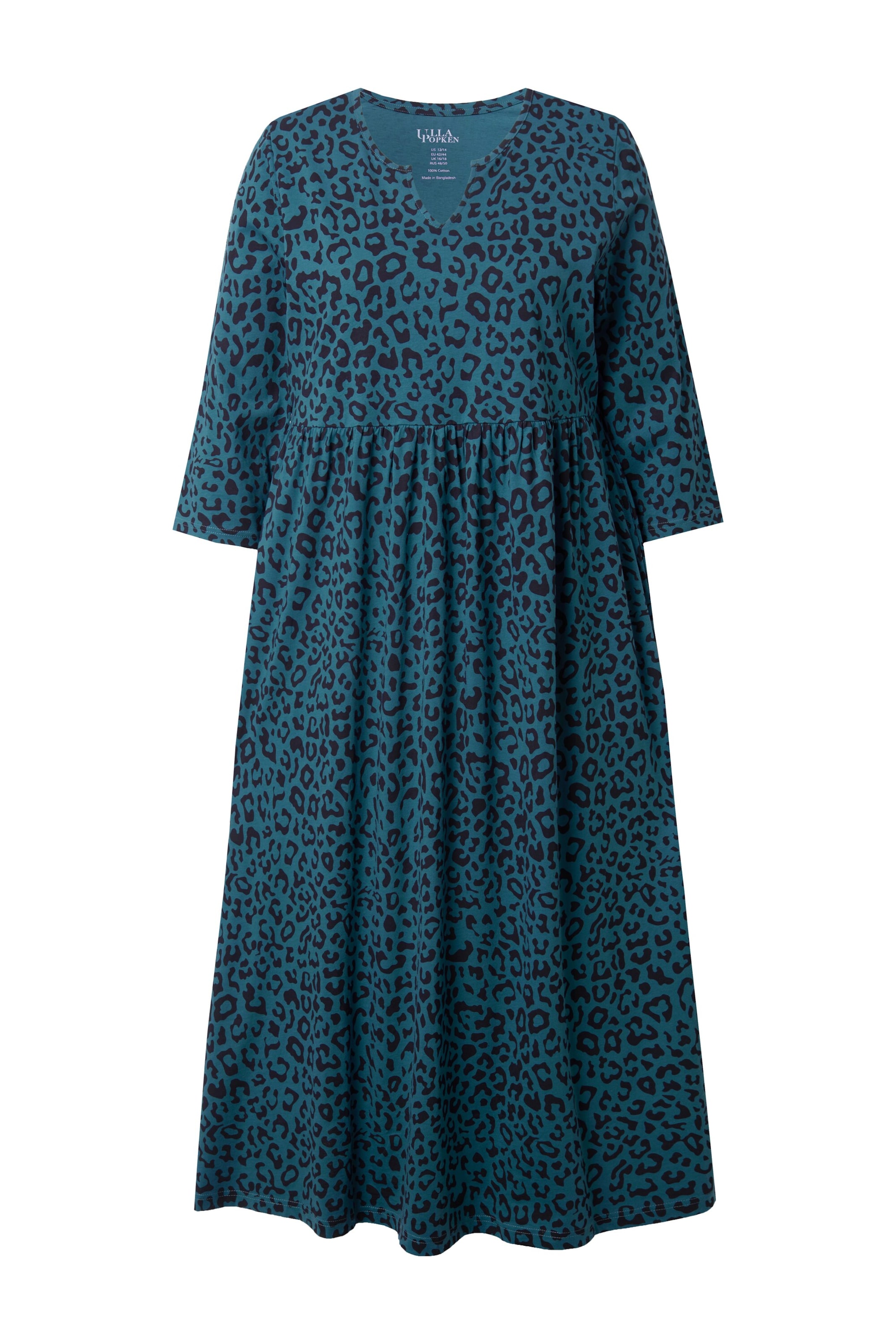 Robe Ulla Popken en bleu : devant