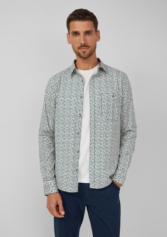 Fit confort Chemise s.Oliver en gris : devant