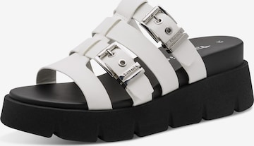 Tamaris Чехли в бяло: отпред