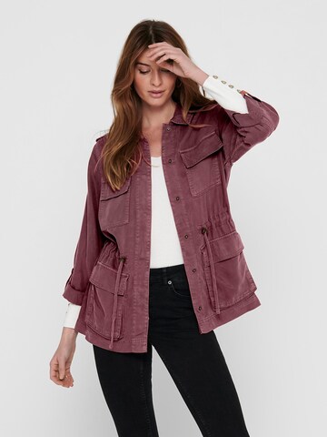 Veste mi-saison 'Kenya' ONLY en violet : devant