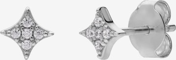 Boucles d'oreilles 'Stern' Lucardi en argent : devant