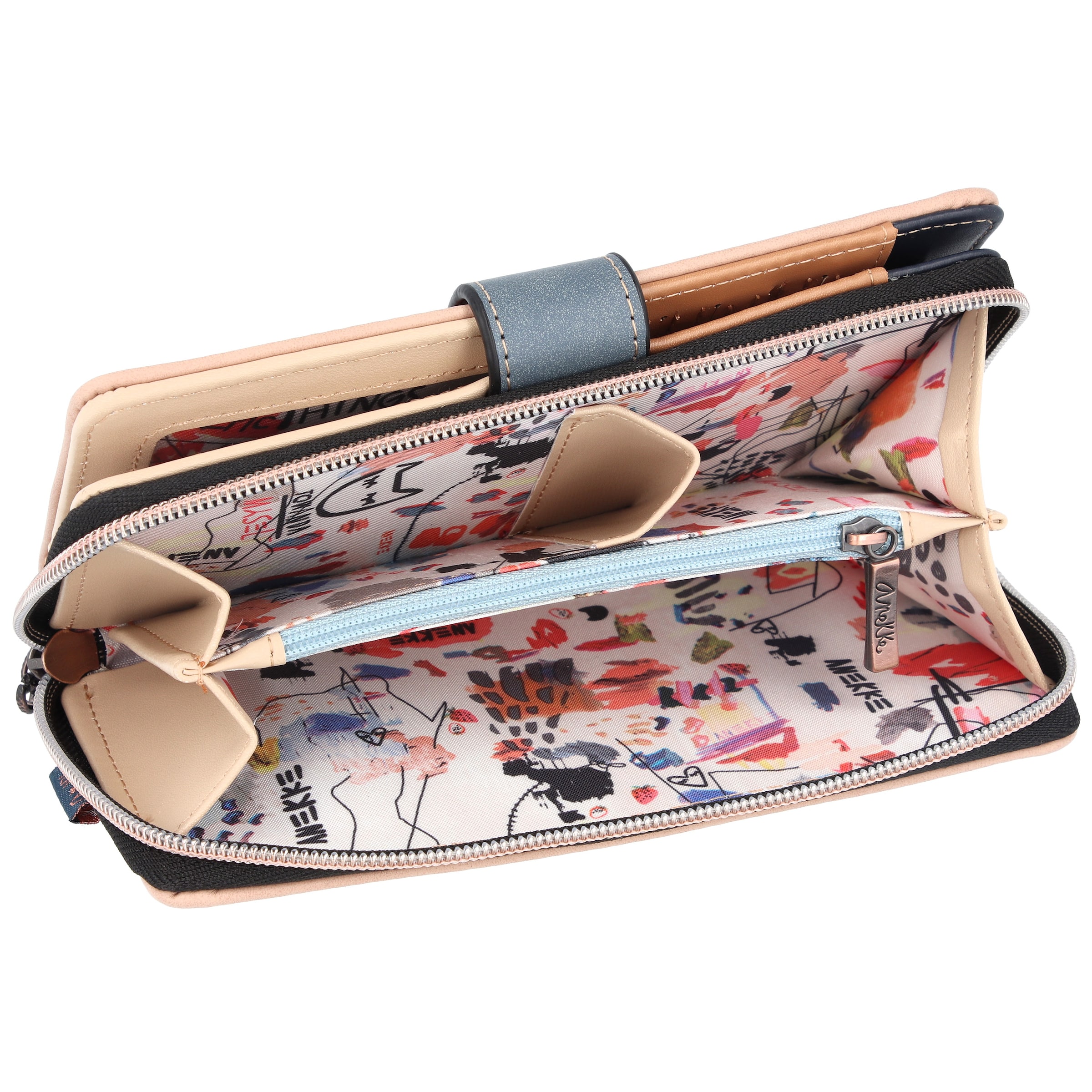 Anekke Wallet 'Fun&Music' in Mixed colors