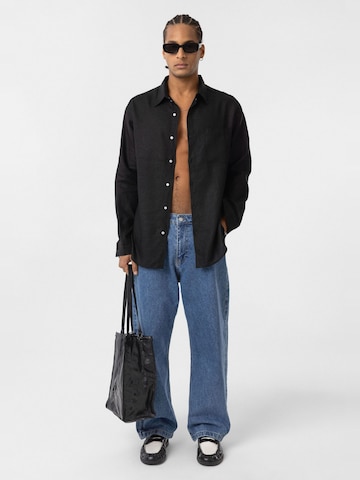 Dandalo Comfort Fit Πουκάμισο σε μαύρο
