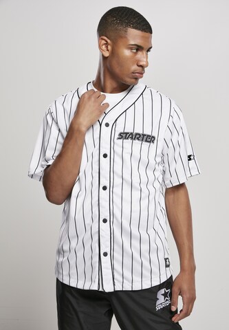 Starter Black Label Comfort fit Overhemd in Wit: voorkant