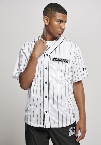 Starter Black Label - Ajuste confortable Camisa en blanco: frente