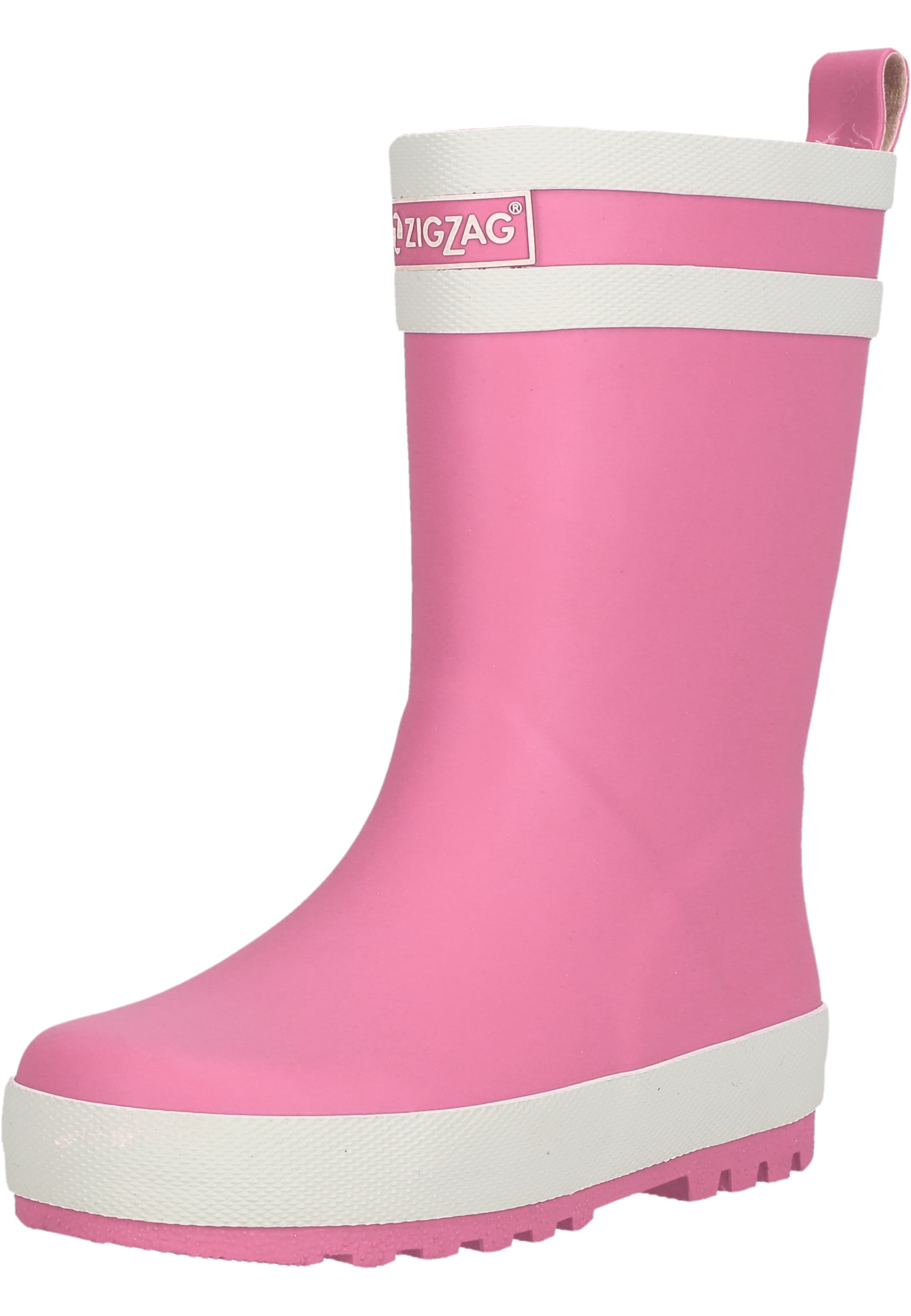 ZigZag Gummistiefel in Pink: Vorderseite