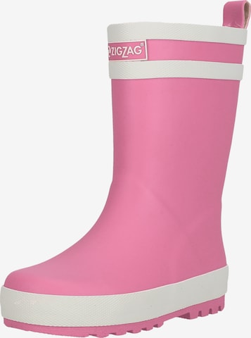 ZigZag Gummistiefel in Pink: Vorderseite