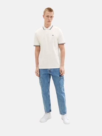 T-Shirt TOM TAILOR DENIM en blanc