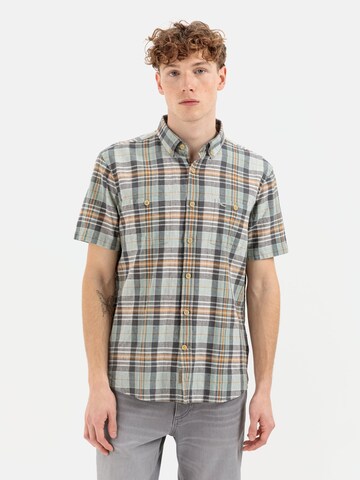 CAMEL ACTIVE Regular fit Button Up Shirt in Brown: front