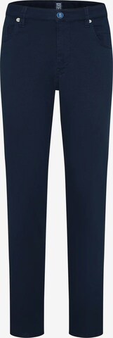 MEYER Regular Chino Pants in Blue: front