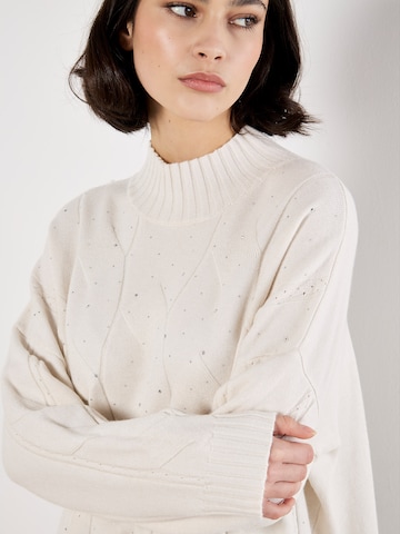 Pull-over ' ' Apricot en beige