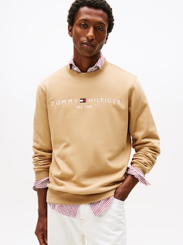TOMMY HILFIGER Sweatshirt in Bruin: voorkant